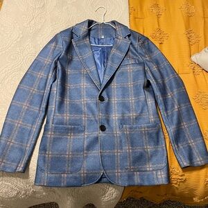 Men’s Blue Stripe Casual Blazer Size 36/30